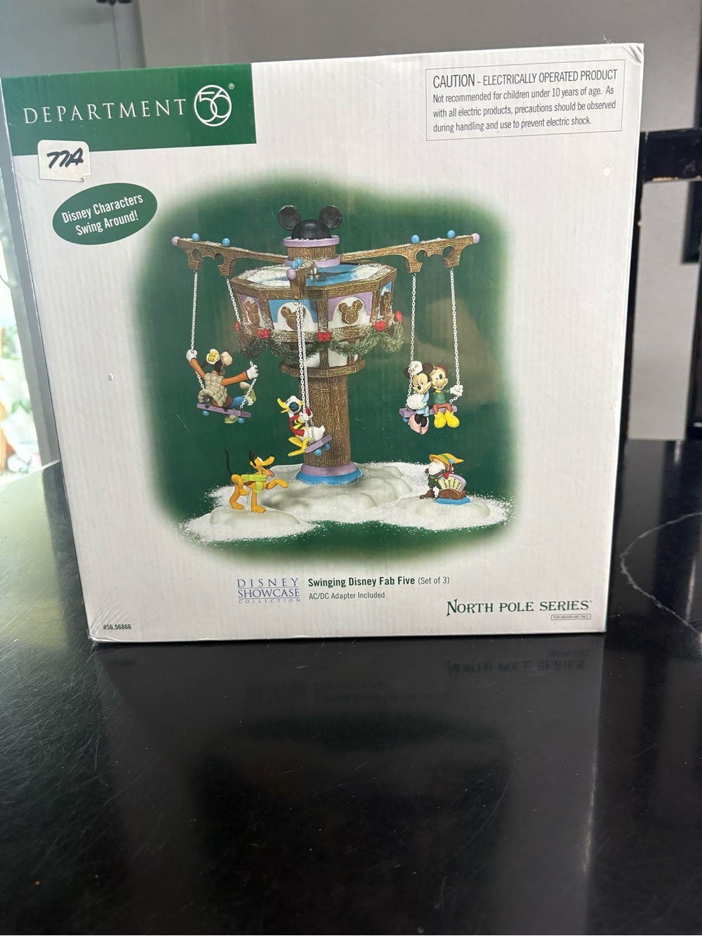 Department 56 "Swinging Disney Fab Five" collectible set -  North Pole Series